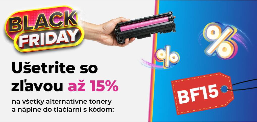 Black Friday zľava až 15%