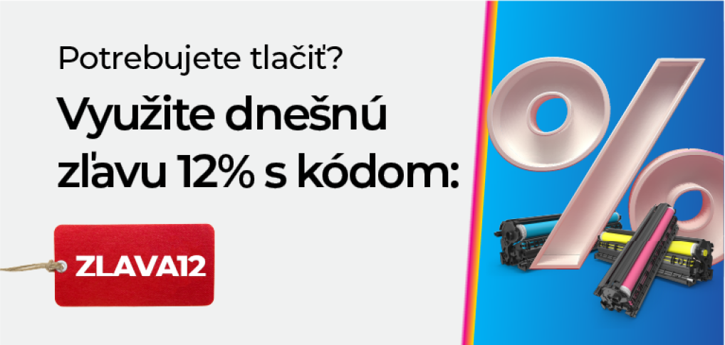 Zľava 12% len dnes!