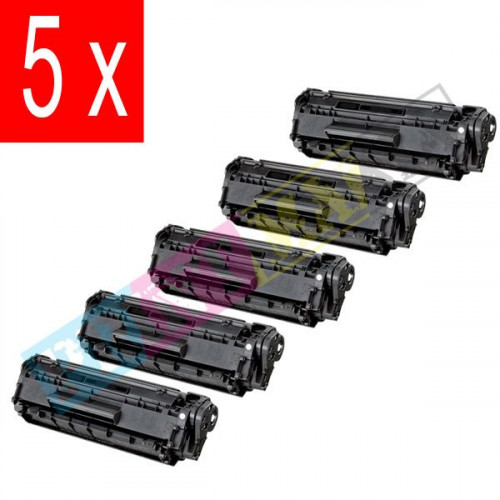 5 x Canon FX-10 (0263B002) black - kompatibilný + kancelársky papier A4 zadarmo