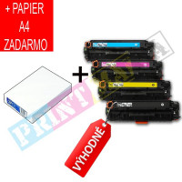 CMYK sada Canon CRG-716 (716Bk/ 716C/ 716M/ 716Y) + kancelársky papier A4 ZADARMO - kompatibilný