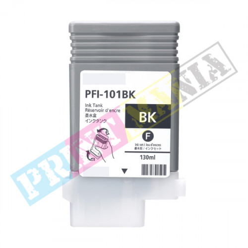 Canon PFI-101BK Black 130 ml - kompatibilný