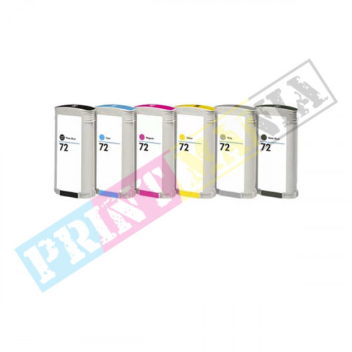 Multipack HP 72 (C9370A, C9371A, C9372A, C9373A, C9374A, C9403A) - kompatibilný