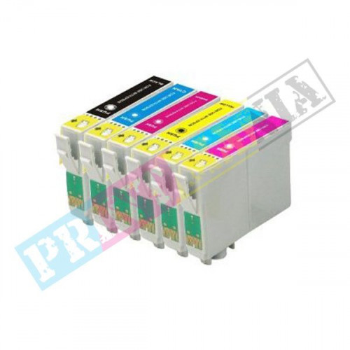 Epson T0487 multipack (T0481/ T0482/ T0483/ T0484/ T0485/ T0486) - kompatibilný