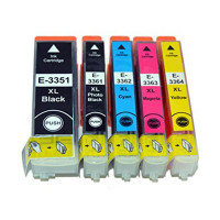 Multipack Epson 33XL (T3351, T3361, T3362, T3363, T3364) - kompatibilný