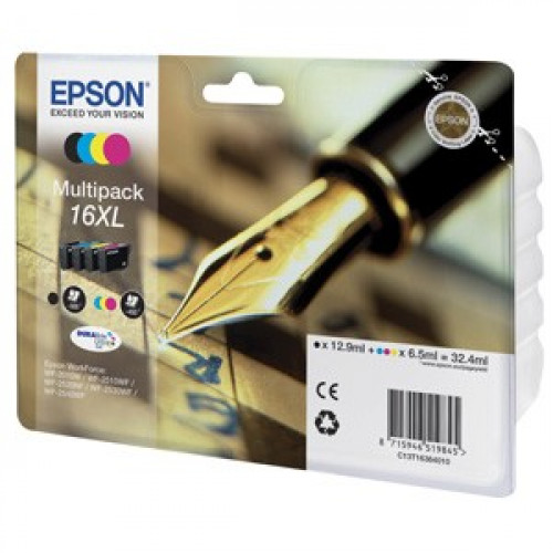 Multipack Epson 16 XL (C13T16364012) C/M/Y/K - originálny