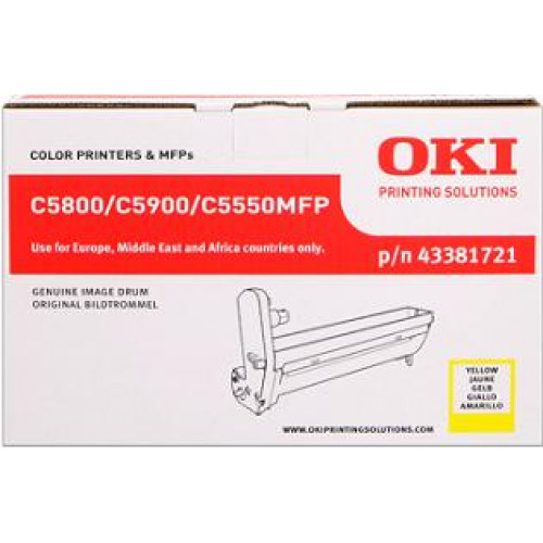 OKI C5800/5900/5550MFP Yellow Fotovalec - originálny