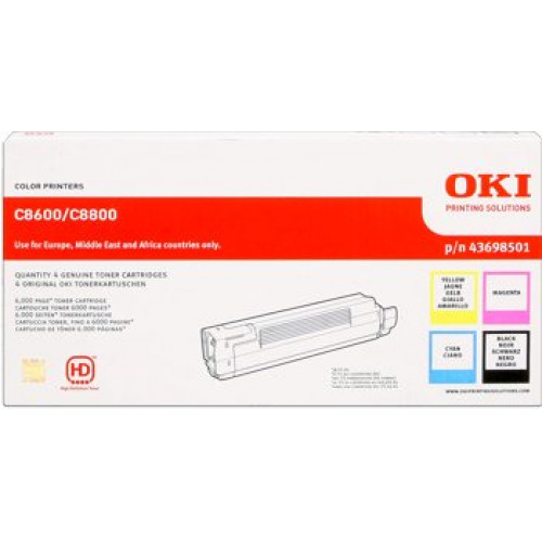 OKI 43698501 CMYK Pack - originálny