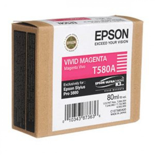 Epson S Pro 3880 Vivid Magenta - T580A - originálny