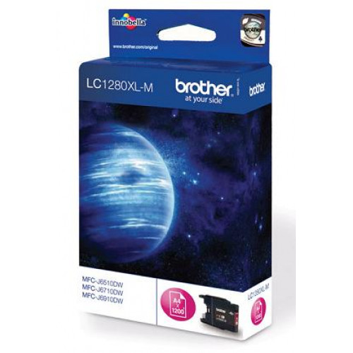 Brother LC-1280XL Magenta - originálny