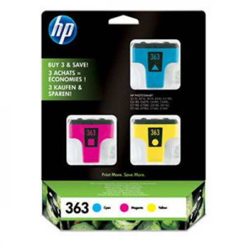 HP CB333EE No363 CMY Pack - originálny