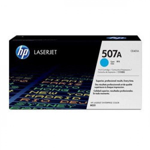HP 507A (CE401A) cyan - originálny