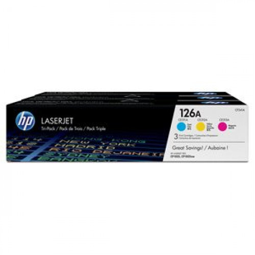 HP CF341A 3-pack HP126 (CE311A CE312A CE313A) - originálny