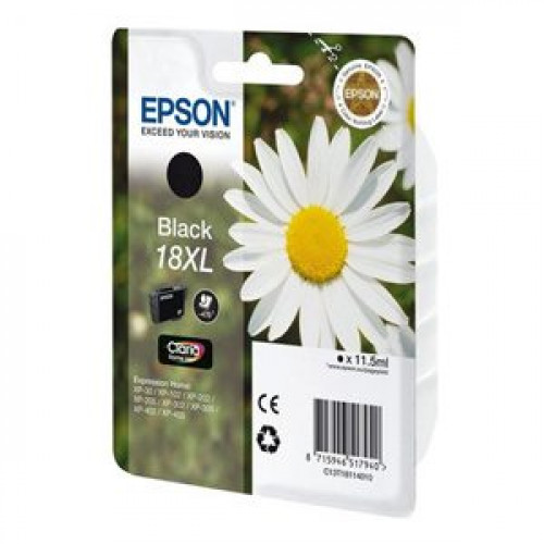 Epson T1811 18XL Black (470 str) - originálny