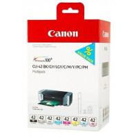 Multipack Canon CLI-42 (6384B010) BK/C/M/Y/LC/LM/GY/LGY - originálny