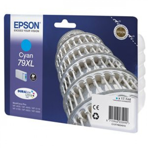 Epson T7902 Cyan XL (2.000 strán) - originálny