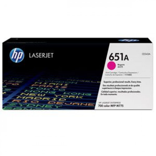 HP 651A (CE343A) magenta - originálny