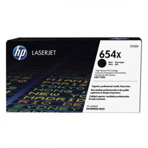 HP 654X (CF330X) black - originálny