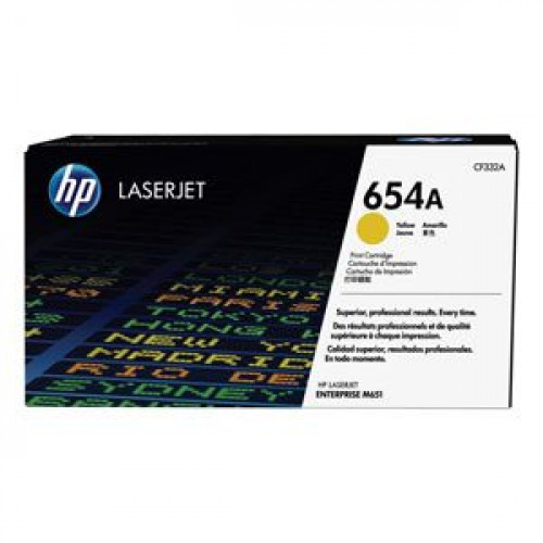 HP 654A (CF332A) yellow - originálny