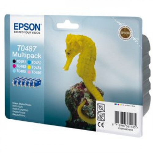 Epson T0487 Light CMYK Pack - originálny