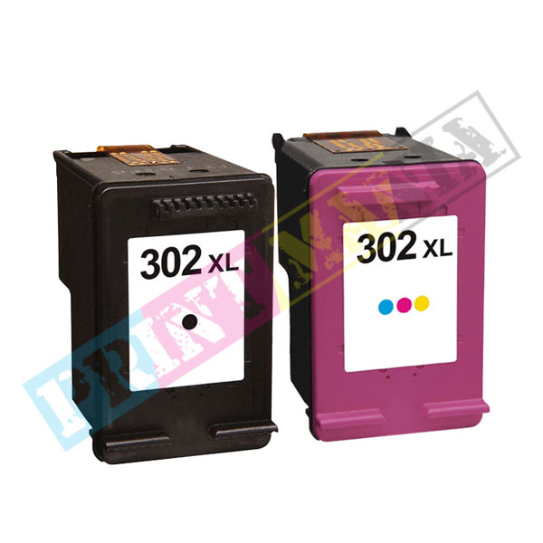 Multipack HP 302XL (F6U68AE + F6U67AE) black + color  - kompatibilný