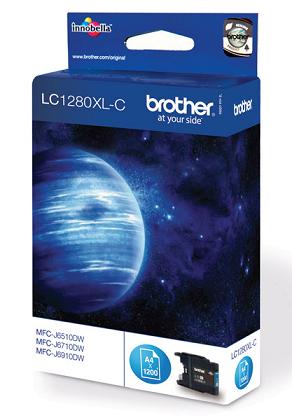 Brother LC-1280XL Cyan - originálny